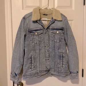 Hollister Sherpa Jean Jacket